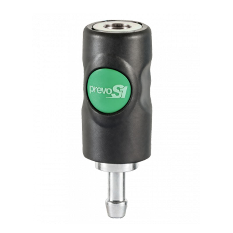 Sicherheits-Kupplung Schlauch (NW7,2-7,4), Innen 8 mm, IG, Edelstahl