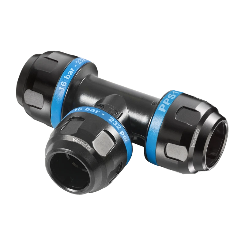 T-Stück  D15, AIRnet, 2813100580 Fitting oder Bauteil für Druckluftrohrleitung als Stecksystem